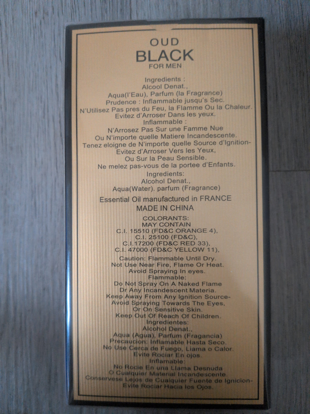 OuD Black